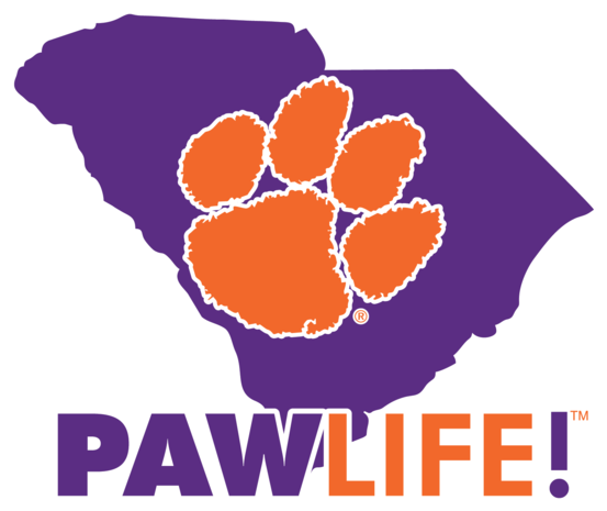 Clemson Tigers Alumni Logo Transfer Decal (600x500), Png Download