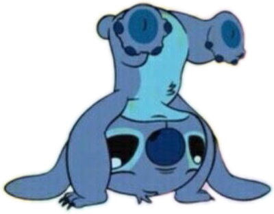 Stitch Cute (400x312), Png Download