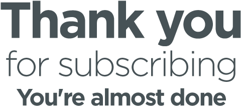 Please Check Your Email And Click The Link To Verify - Thank You For Subscribing (560x283), Png Download