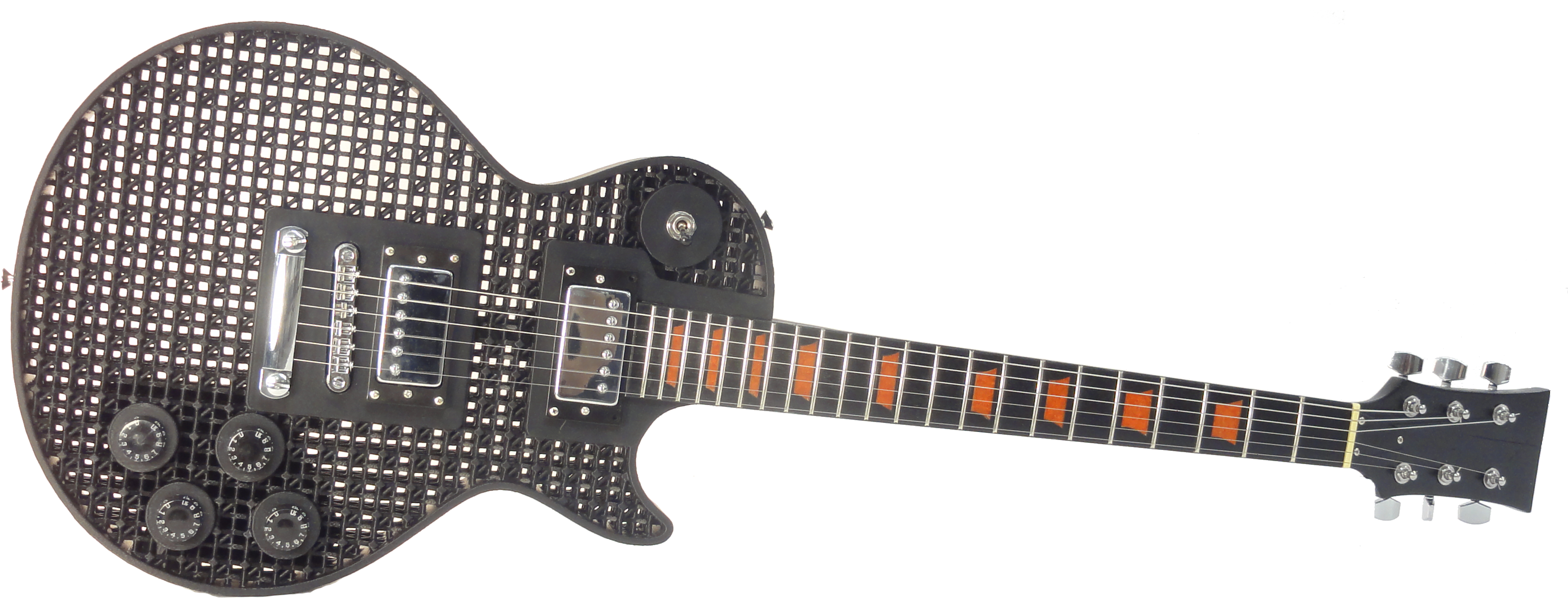 Guitar - Electric Guitar (3378x1326), Png Download