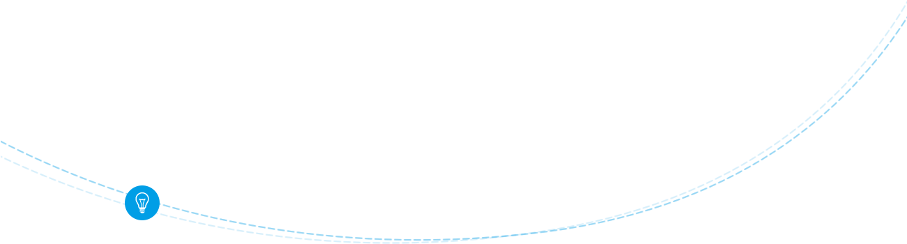 Lightbulb - Circle (1300x639), Png Download