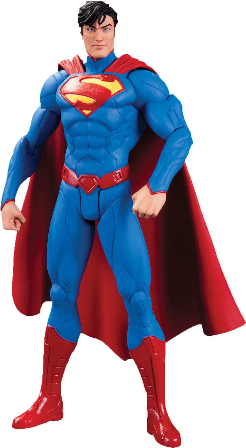 Superman Toys - Viewbeforebuying - Dc Collectibles Dc Comics Essentials Superman Action (1032x1859), Png Download