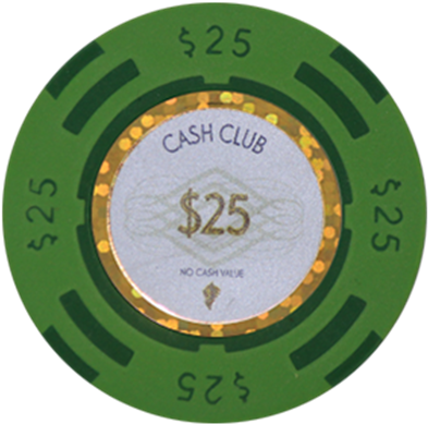 12792 Poker Chip "cash Club" 14gr Value Of $25 - Casino Token (415x414), Png Download