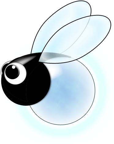 Vector Transparent Firefly Png Clipart Mart - Firefly Clipart Png (500x600), Png Download