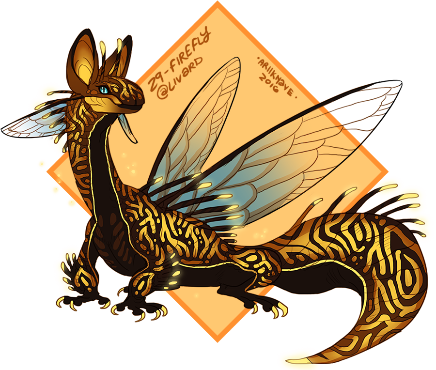 29 Firefly By Ariiknave On Deviantart - Monarch Butterfly (900x764), Png Download