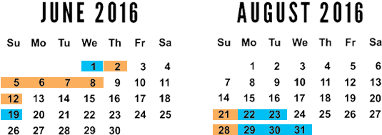 Anniversary 65 Calendar 2016 Web - 2011 Calendar (560x270), Png Download