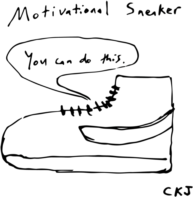 Motivational Sneaker (1000x1333), Png Download