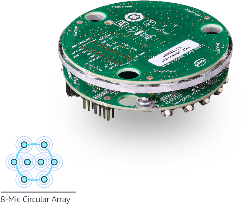 A Far-field Reference Solution For The Alexa Voice - Electrical Connector (1080x920), Png Download