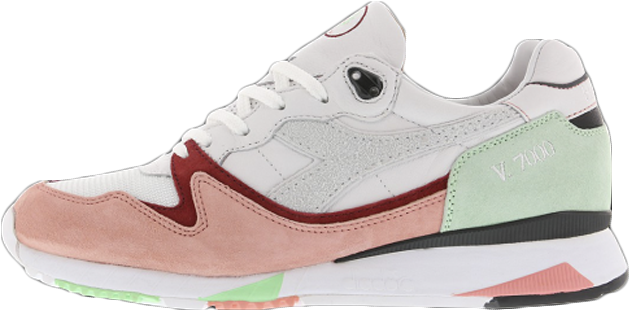 Keep It Locked To The Sole Supplier So You Never Miss - Diadora X Afew V7000 Highly Addictive 7-13 White. Globa... (640x387), Png Download