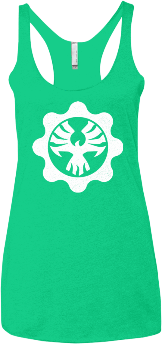 Gears Of War 4 Cog Emblem Women's Triblend Racerback - Wild Bobby Don't Be A Salty Bitch Premium Tri-blend (1155x1155), Png Download