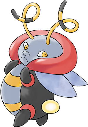 Centipede Clipart Firefly - Volbeat Pokemon (475x475), Png Download