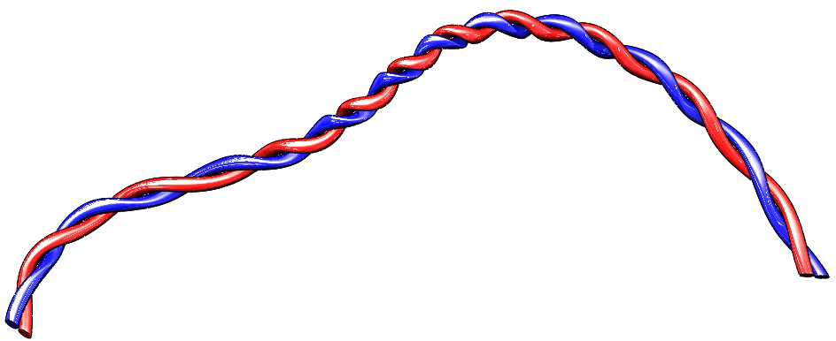 Wire Png Transparent - Twisted Wire (944x386), Png Download