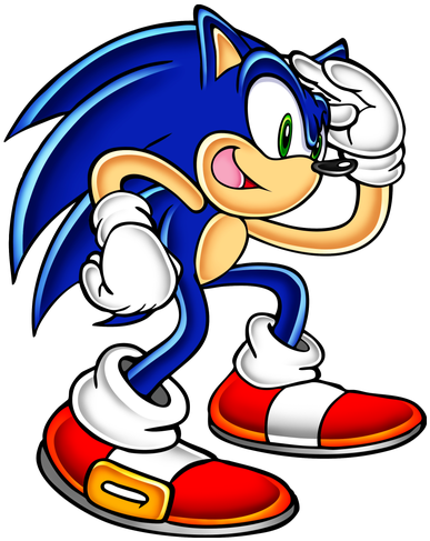 500px Sonic Adventure 14 - Sonic The Hedgehog Beach (400x500), Png Download