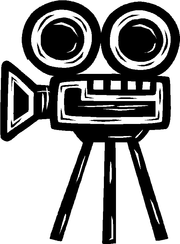 Movie Camera Clip Art Clipart Free Download - Clip Art (609x828), Png Download