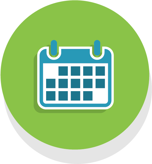 Calendar , 2016 10 25 - Circle (583x583), Png Download