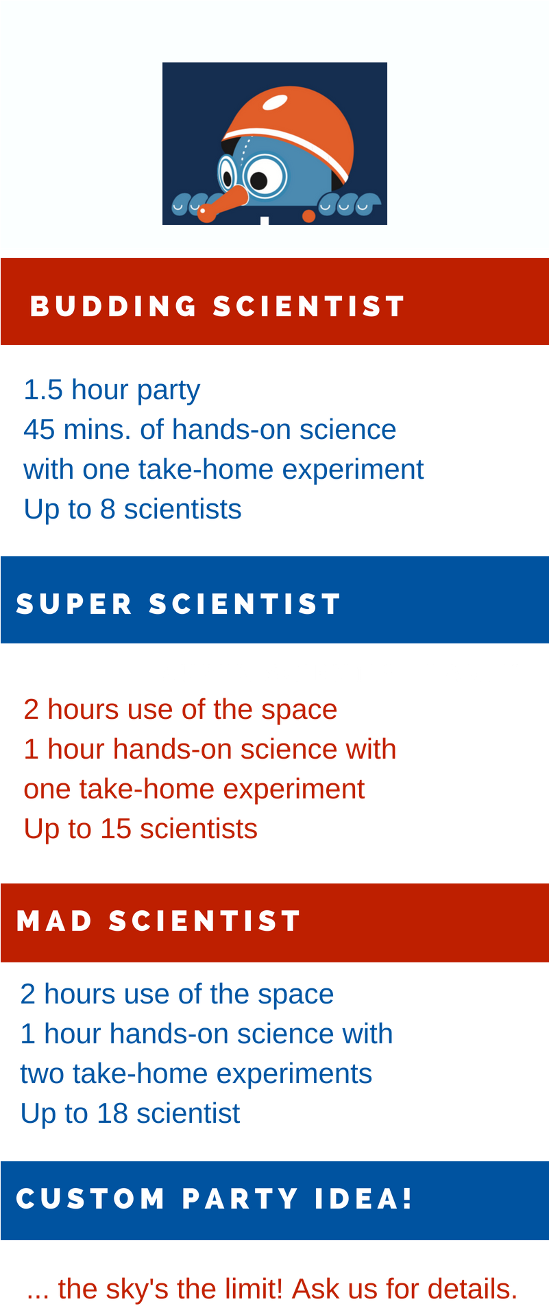 Party Packages - Party (800x2000), Png Download