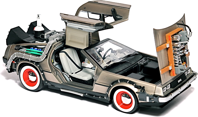 Sure, There's No Rhyme Or Reason For Anything Like - Papercraft Back To The Future (675x400), Png Download