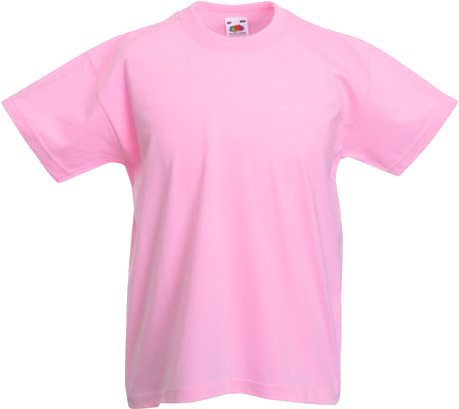 Tea Shirt Vector - Pink T Shirt With Pocket (500x488), Png Download
