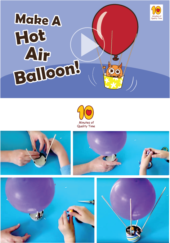 Fun Crafts For Kids - Balloon Rocket (600x841), Png Download