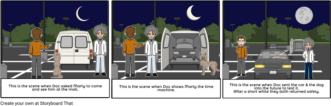 Back To The Future - Cartoon (1164x385), Png Download