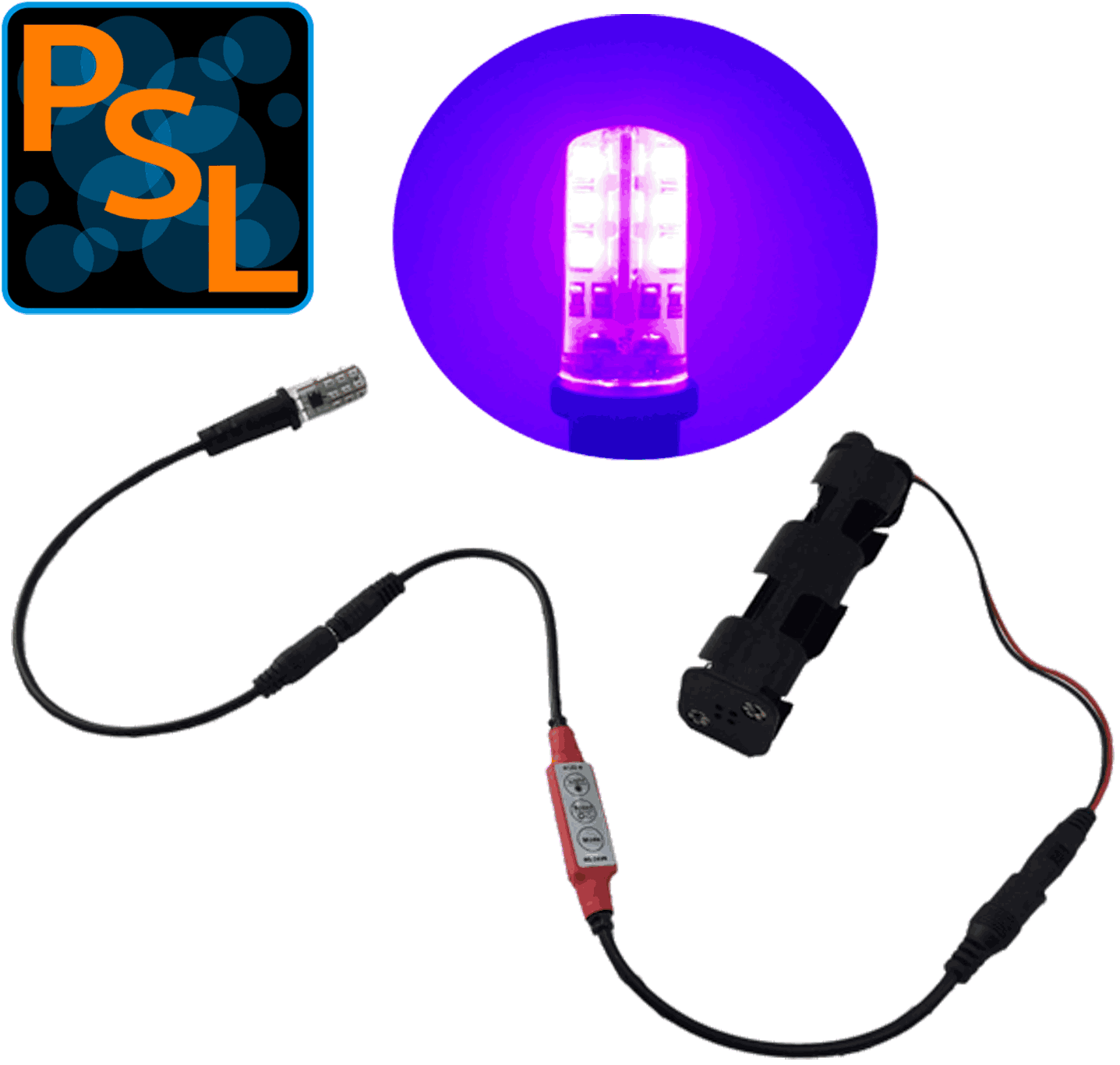 Eel Enhanced Effects Light Purple Led Flicker Flame - Ember (1500x1500), Png Download