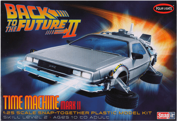 Back To The Future - Polar Lights Time Machine (600x600), Png Download