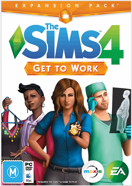 Sims 4 Get To Work Xbox One (600x600), Png Download