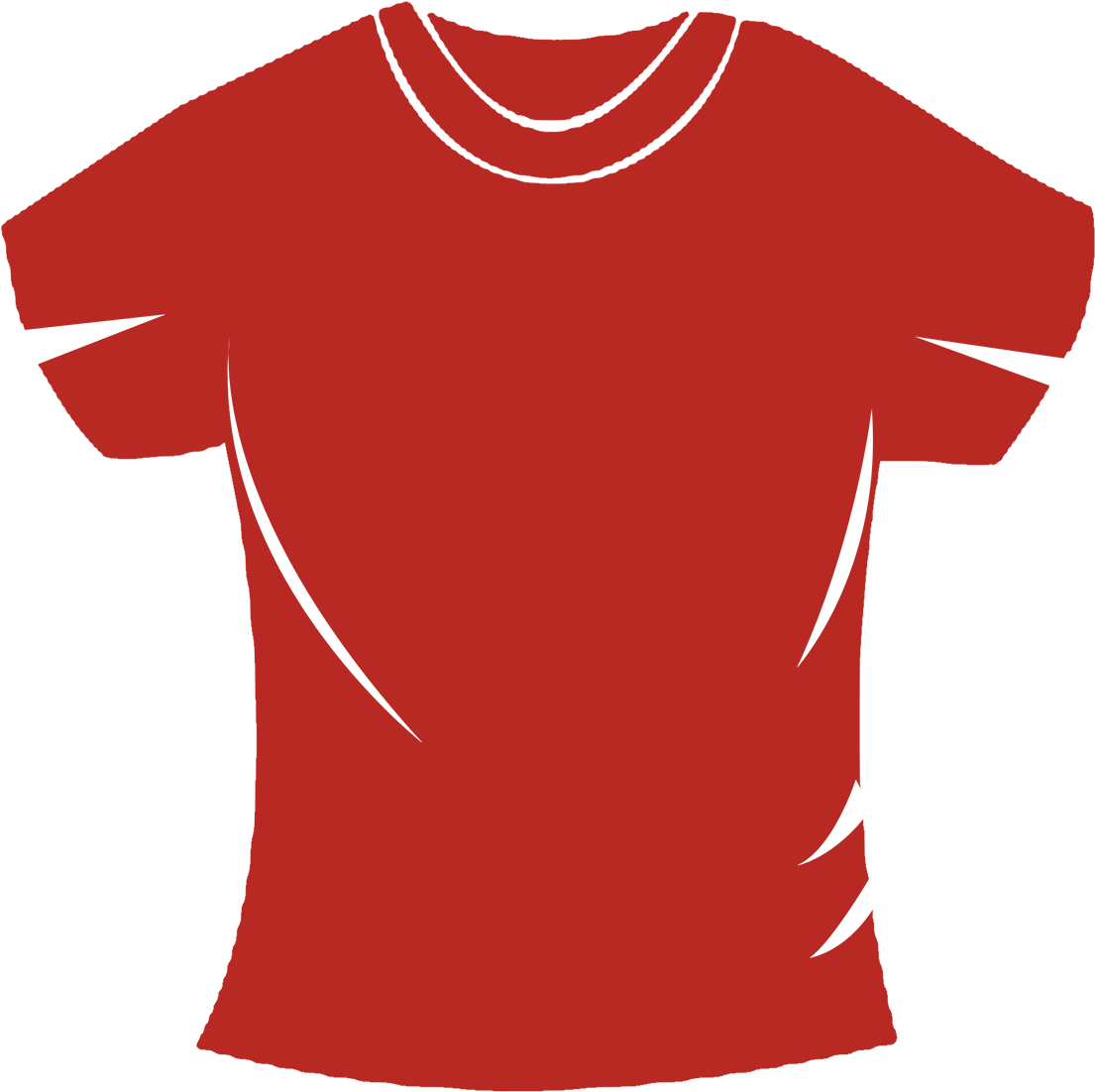 Classic T-shirt With Blank Design Style - Active Shirt (1200x1200), Png Download