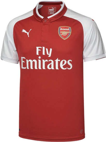 Puma Arsenal Home Jersey 17/18 - Arsenal Home Kit 2017 18 (550x550), Png Download