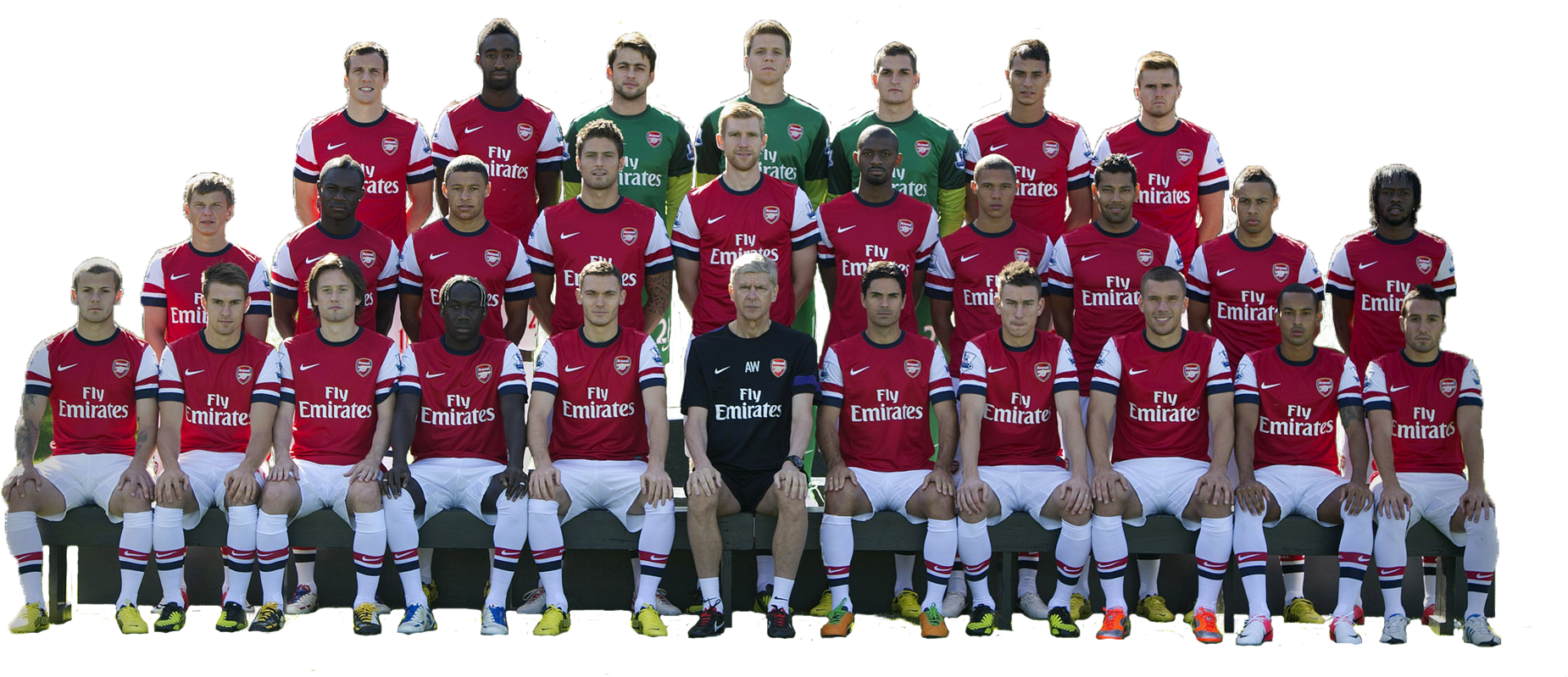 Team Photo - Poster: Arsenal Fc 2012/13 Team Photo, 24x36in. (1920x1200), Png Download