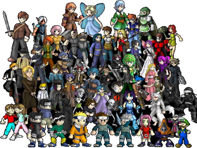 Video Game Characters By Aggiepuff On Deviantart Image - Video Game (640x480), Png Download