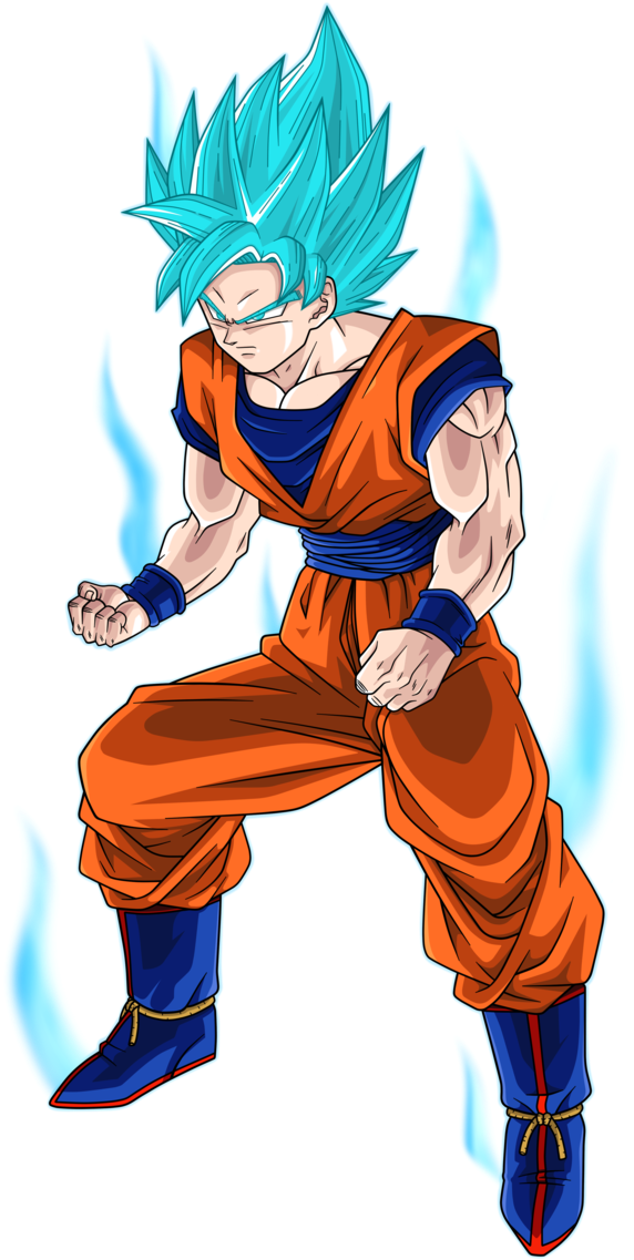 Picture Royalty Free Download Goku Saiyajin Blue By - Super Saiyan Blue Goku Png (682x1172), Png Download