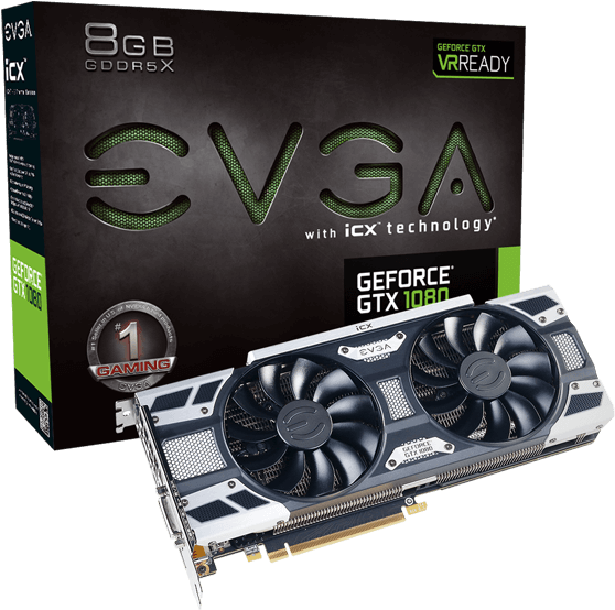 Evga Geforce Gtx 1080 Gaming, 08g P4 6581 Kr, 8gb Gddr5x, - Gtx 1070 Evga Sc (600x600), Png Download