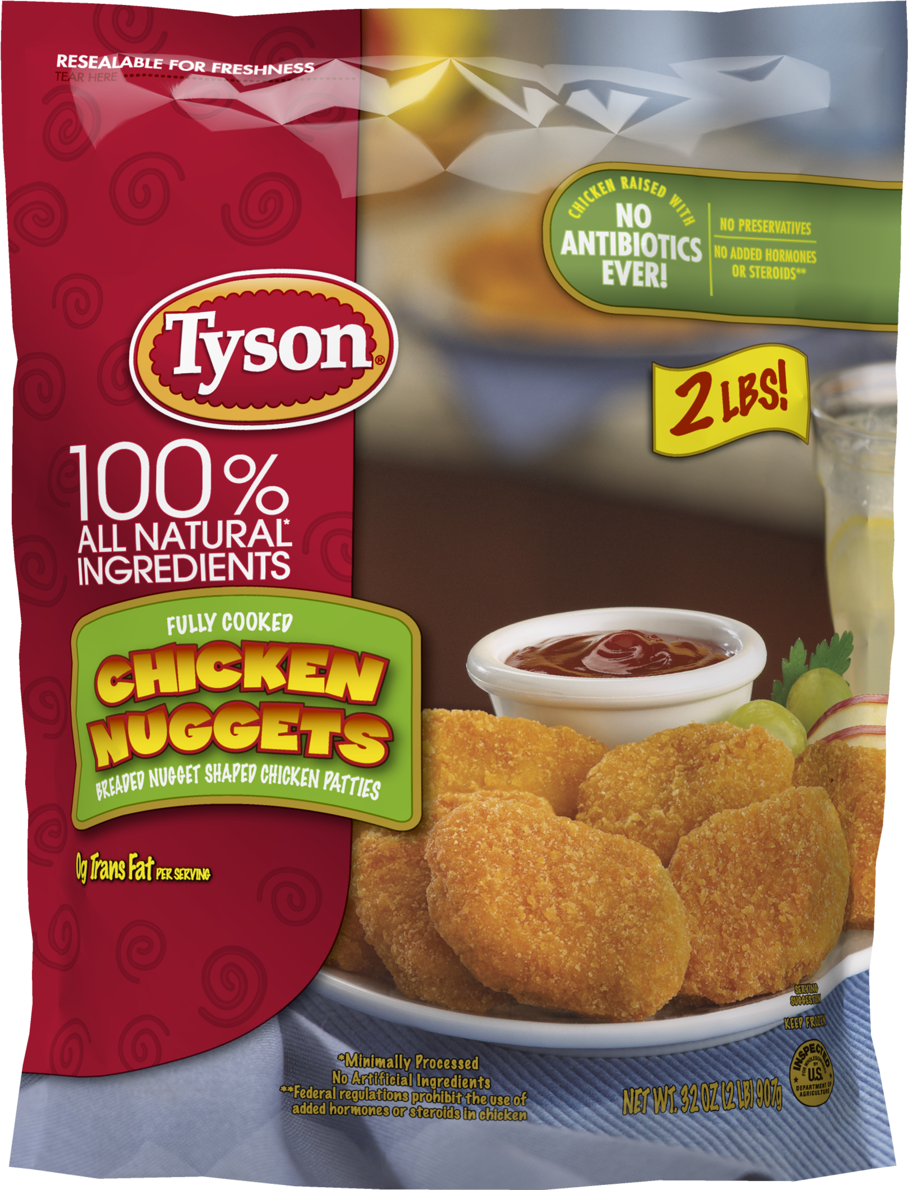Tyson Chicken Nuggets (2400x2400), Png Download