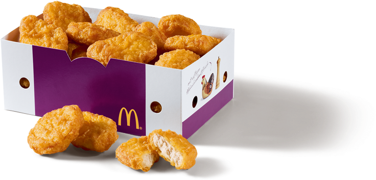 6750896 - Mcdonalds Chicken Nuggets Transparent (1024x486), Png Download