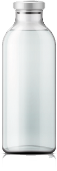 Tall Transparent Glass Darkies - Glass Bottle (600x540), Png Download