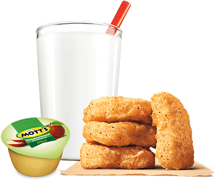 Chicken Nuggets King Jr™ Meal - Burger King Menu (500x540), Png Download