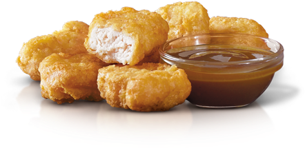 Mcdonalds Clipart Nuggets - 麥當勞 麥 樂 雞 (456x290), Png Download