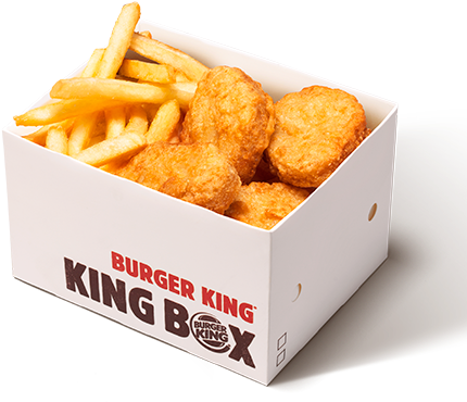 King Box Chicken Nuggets - Burger King (500x400), Png Download