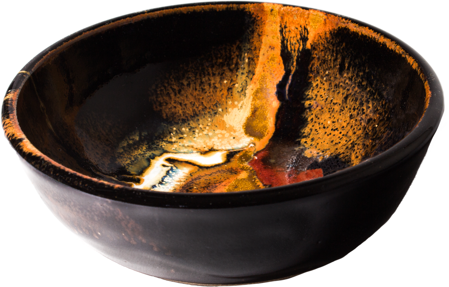 Handmade Pottery Cereal Bowl Red, Toasted Brown, & - Cereal (1920x1280), Png Download