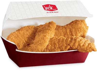 Jack In The Box Crispy Chicken Strips - Jack In Box Chicken Tenders (640x460), Png Download