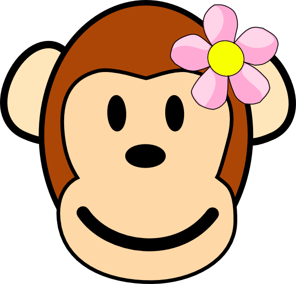 Monkey Clip Art (600x576), Png Download