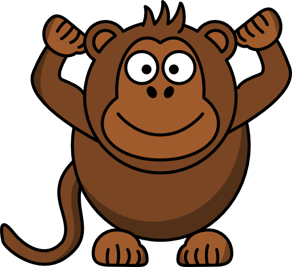 Top 10 Monkey Clip Art Images And Cute Pictures For - Preschool Transition Song Book (600x549), Png Download