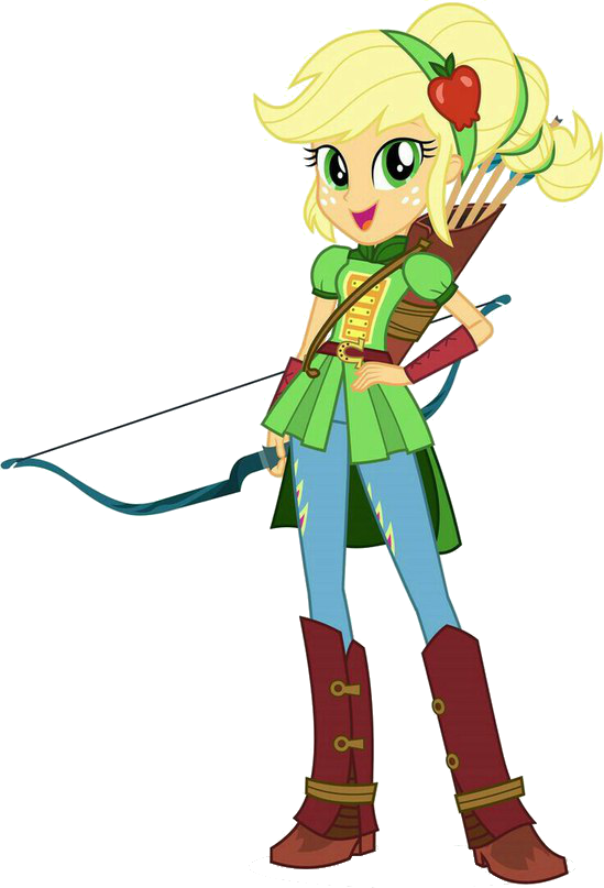 Alternate Hairstyle, Applejack, Archery, Arrow, Arrows, - Mlp Eg Friendship Games Applejack (549x807), Png Download