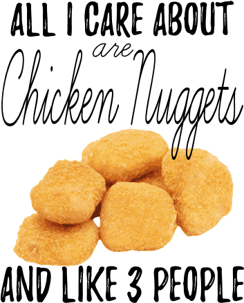 {all I Care About Are Chicken Nuggets And Like 3 People} - Books Are My Escape Hoodie (pullover) (461x462), Png Download
