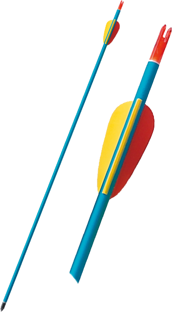 Arrow Bow High Quality Png - Portable Network Graphics (351x636), Png Download