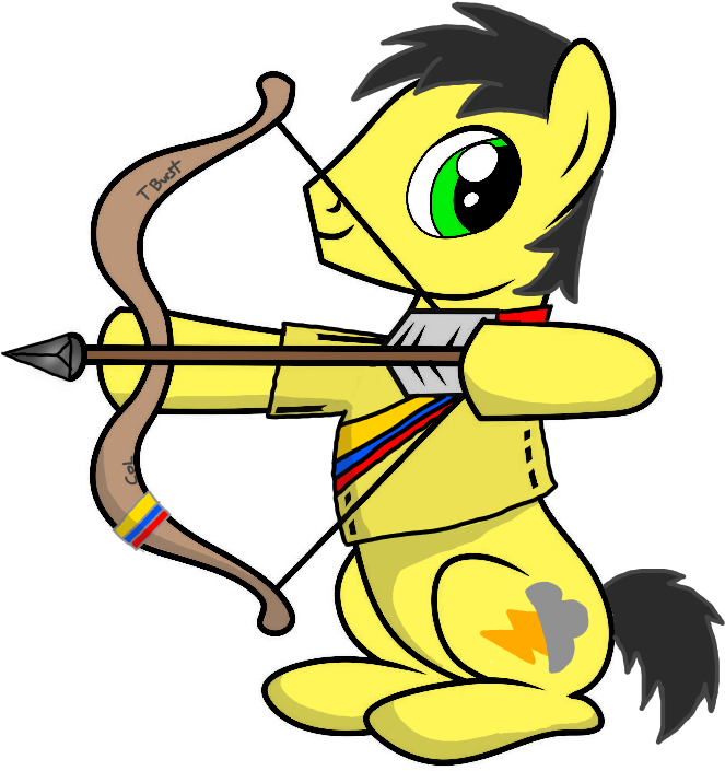 Archery, Arrow, Artist - Bow And Arrow (768x768), Png Download