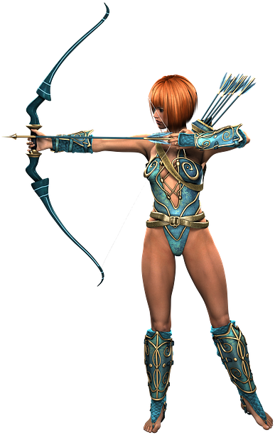 Amazone, Woman, Warrior, Heroine, Fantasy, Beauty - Classcraft All Warrior Outfits (400x640), Png Download