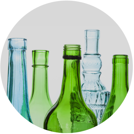 Empty Bottles - Glass Bottle (460x460), Png Download