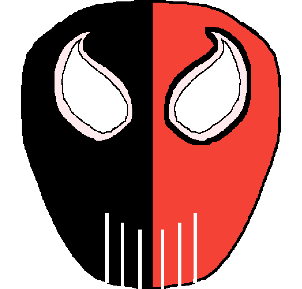 Mixed Deadpool And Skull - Minecraft (1400x1000), Png Download